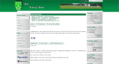 Desktop Screenshot of fcnovybor.cz