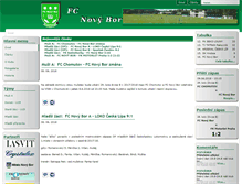 Tablet Screenshot of fcnovybor.cz